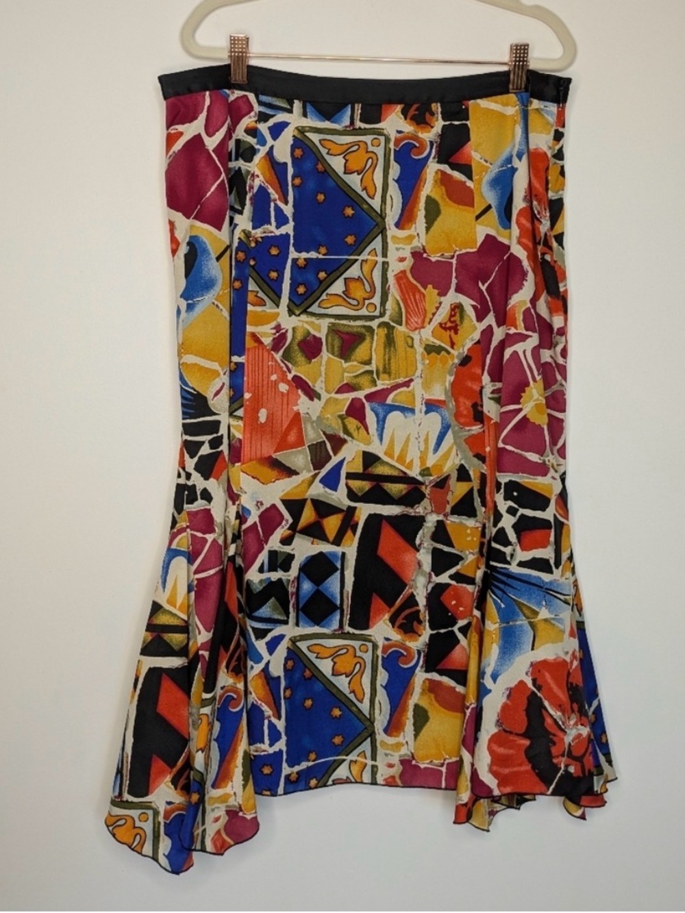Vintage Midi Skirt | Fluted Hem | Nygard Collection | Size 14